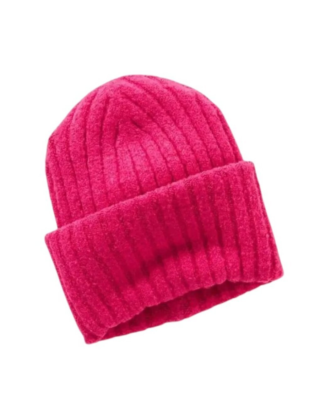 NEW Anthropologie Street Style Beanie in Bright Pink